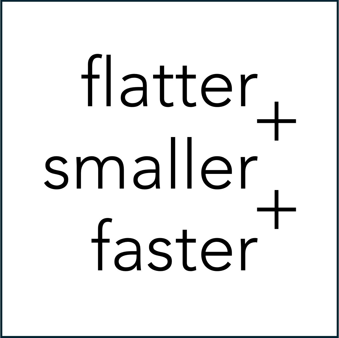 Flatter Smaller Faster - Transformation Studio
